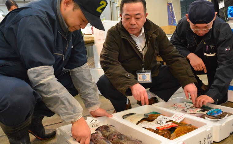 定山渓第一寶亭留 翠山亭の「海の幸」